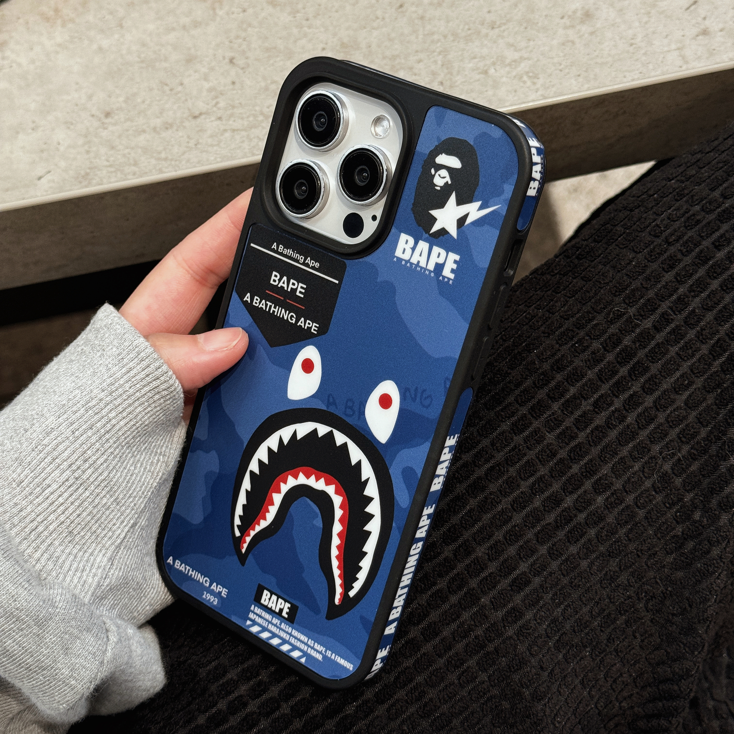 APE Phone Case For iPhone Black-APE250418