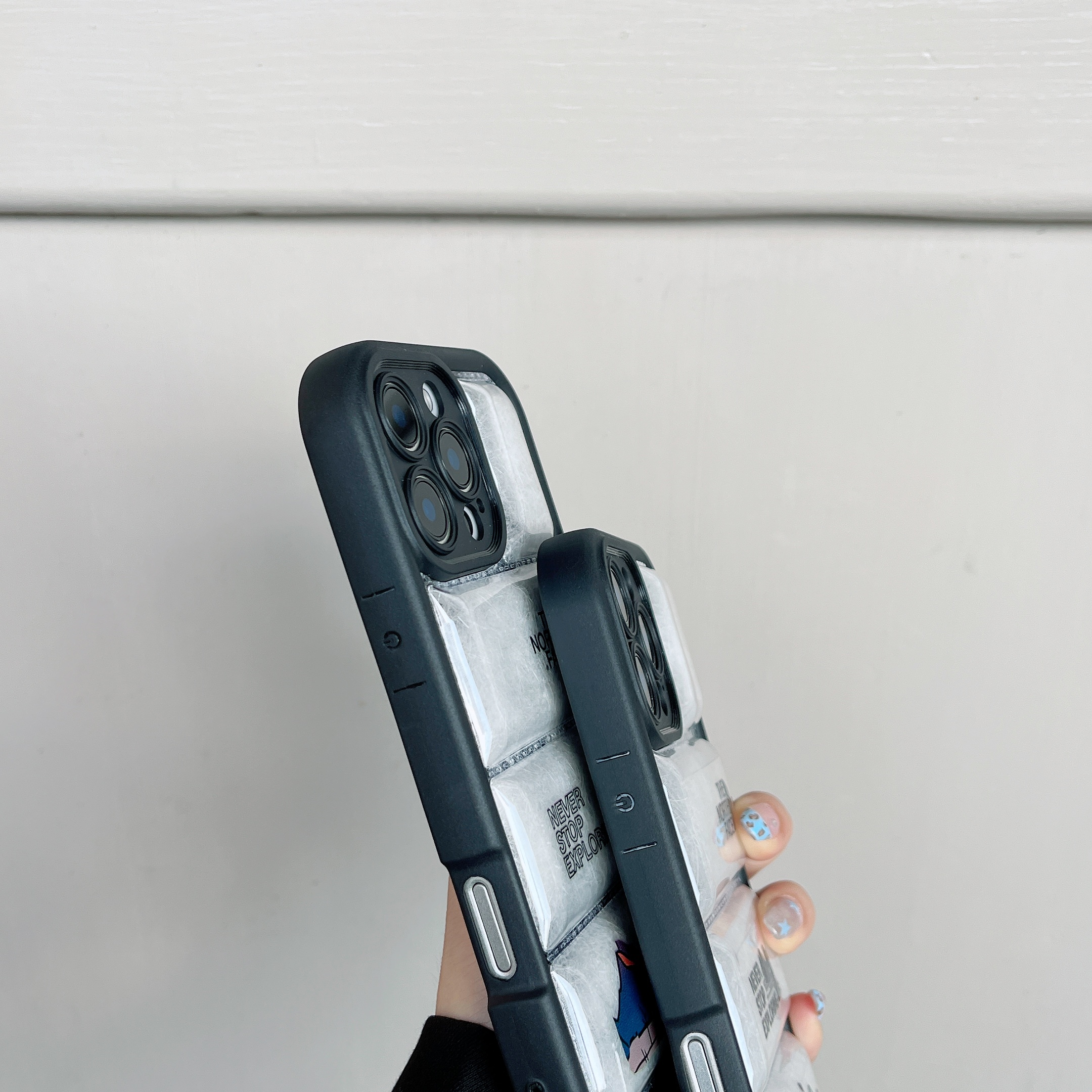 The NF iPhone Case Puffer Black-ZYR241101