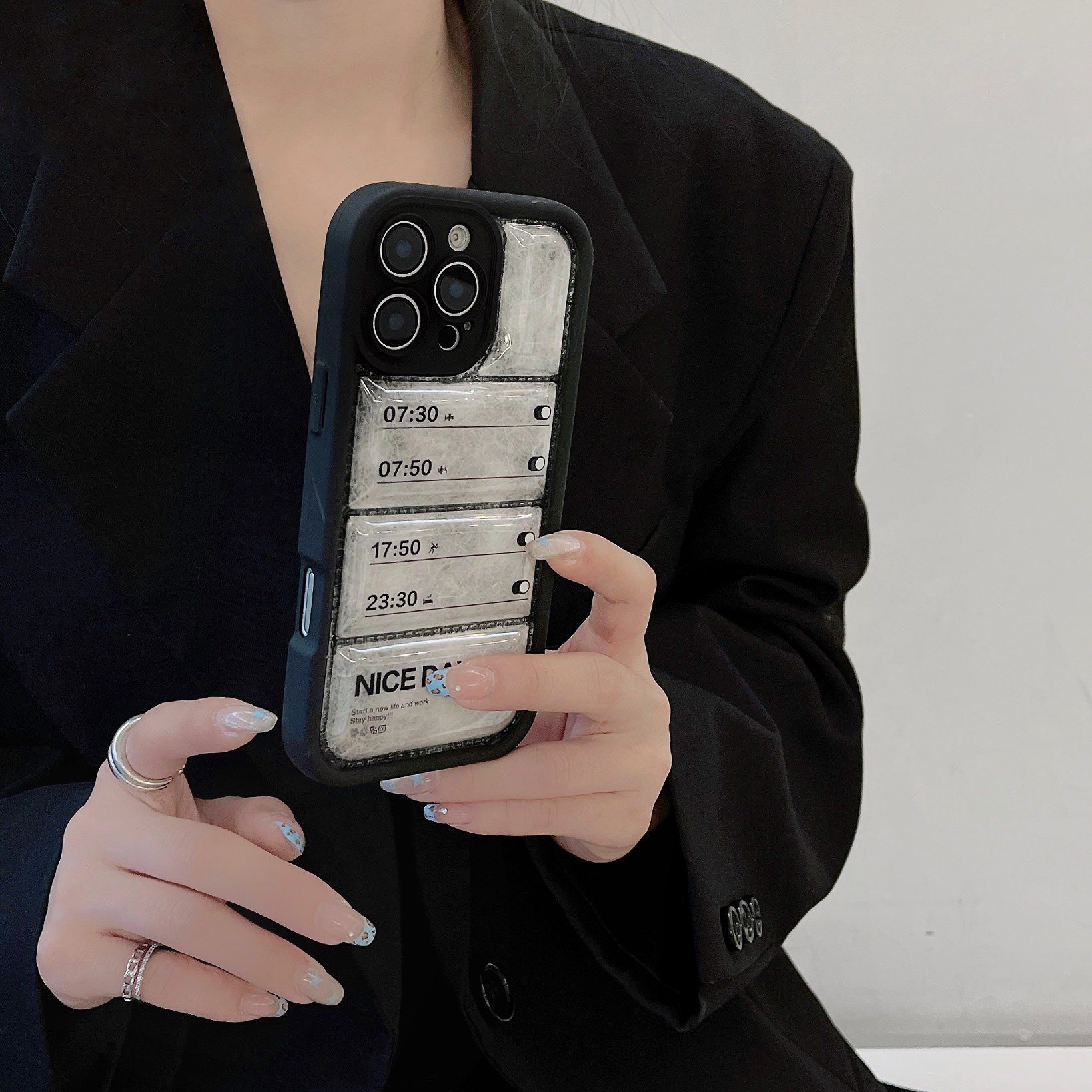 Alarm Clock 3D Puffer iPhone Case-CLK251902