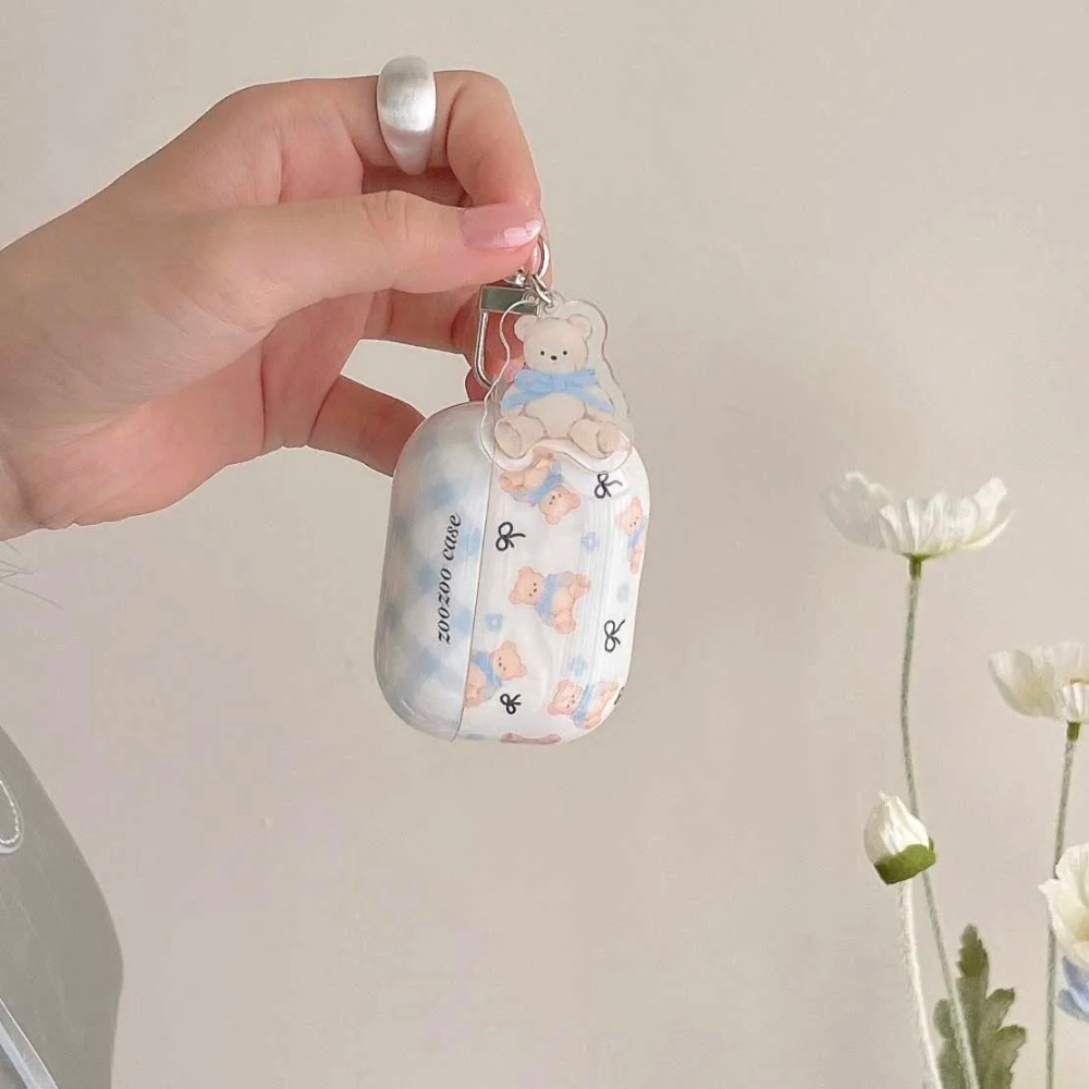 Cute Bears & Bows AirPods Case