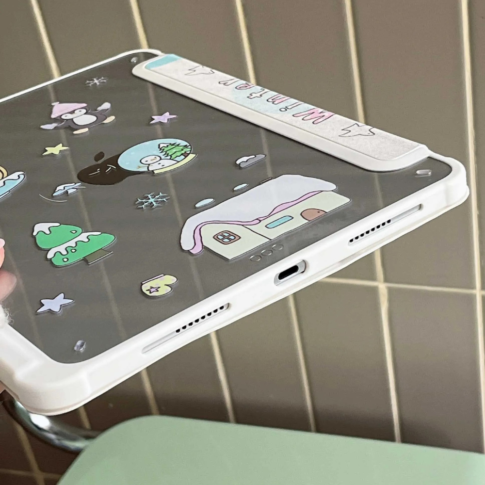 Cartoon Winter iPad Case