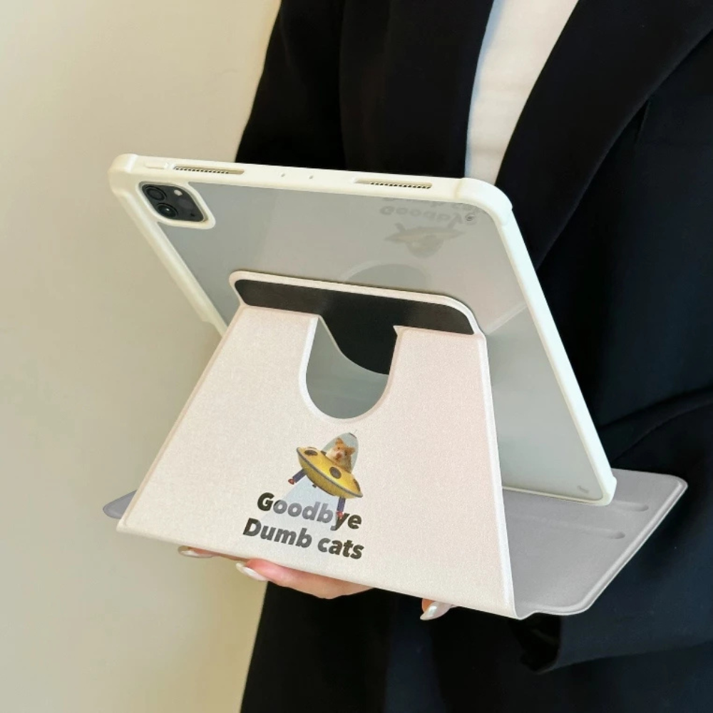 Funny Cat Chaos iPad Case