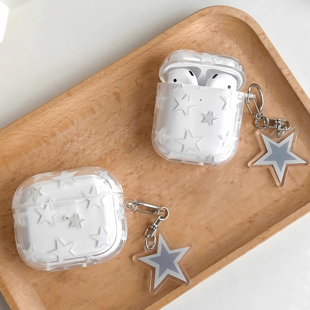 Clear Star AirPods Case
