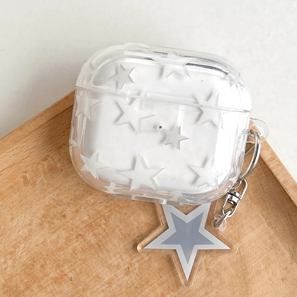 Clear Star AirPods Case