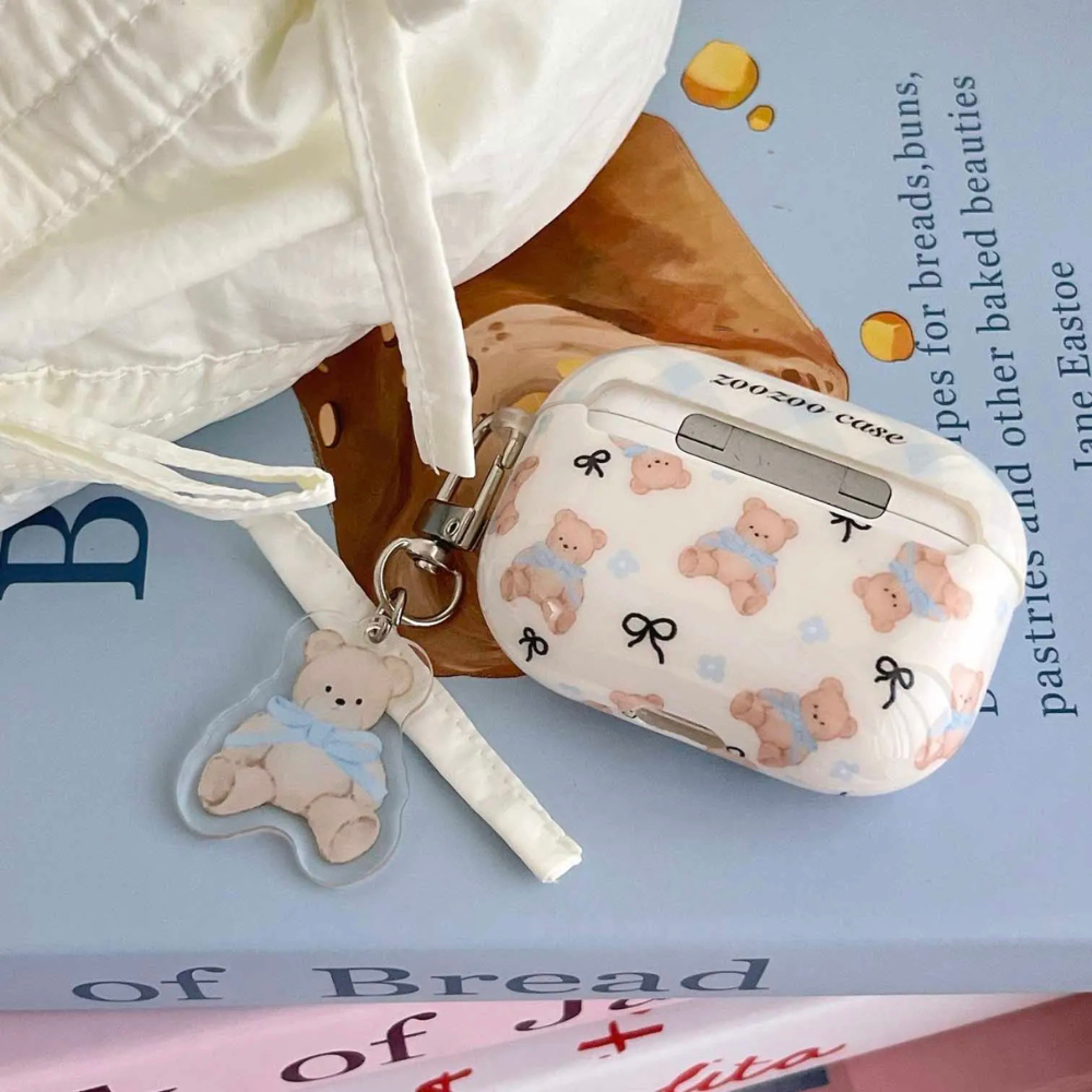 Cute Bears & Bows AirPods Case