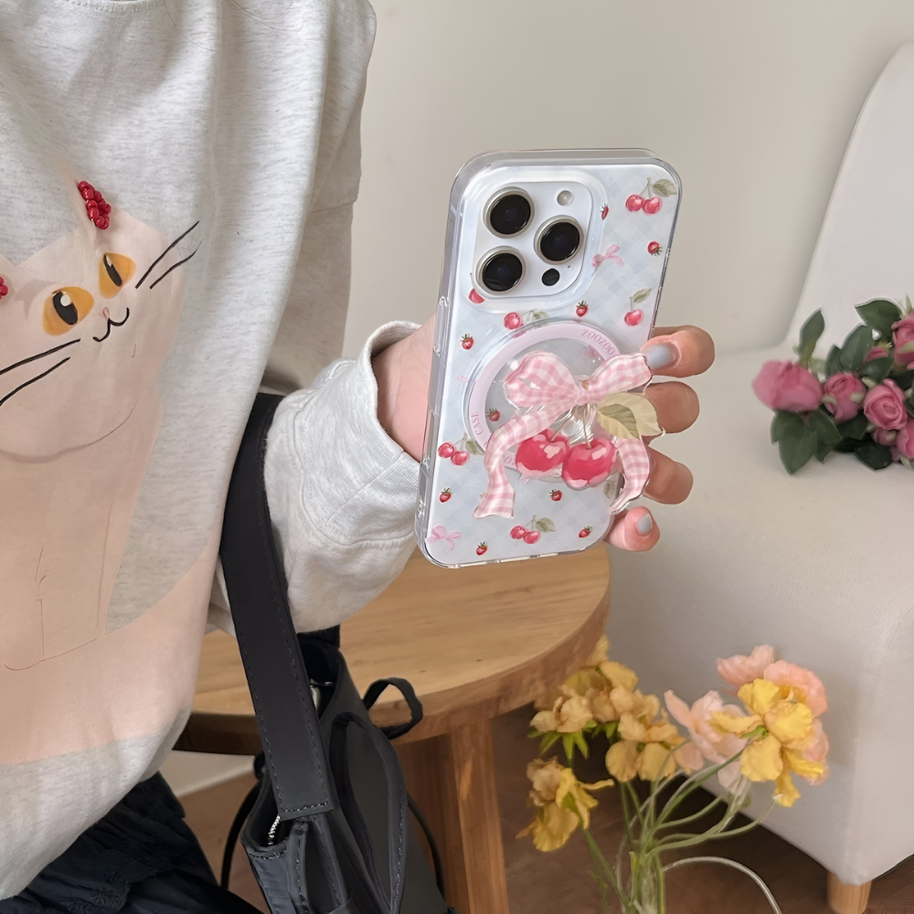 Cute Cherry MagSafe iPhone Case
