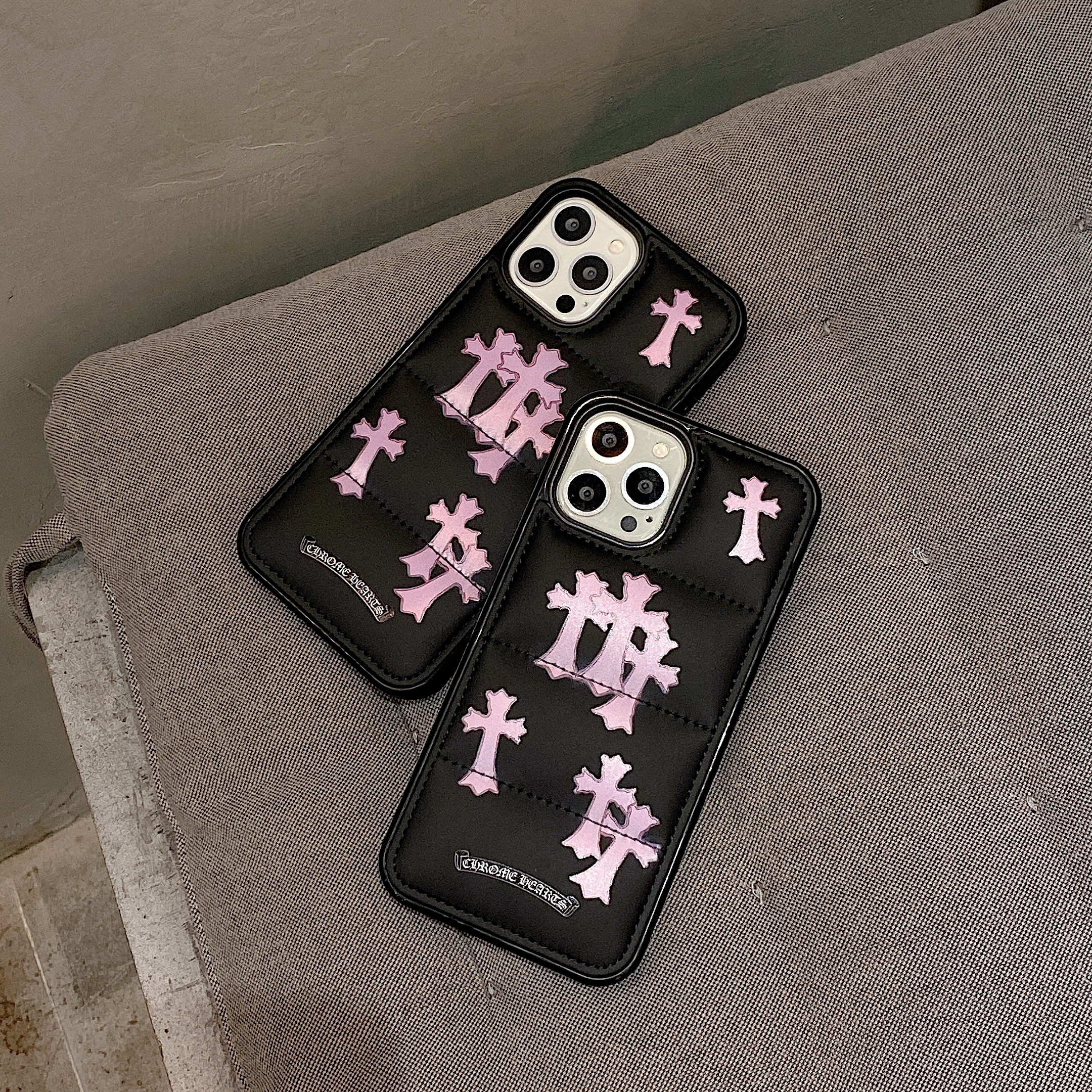 Creative Cross Phone Case For iPhone Pink-KLX241750