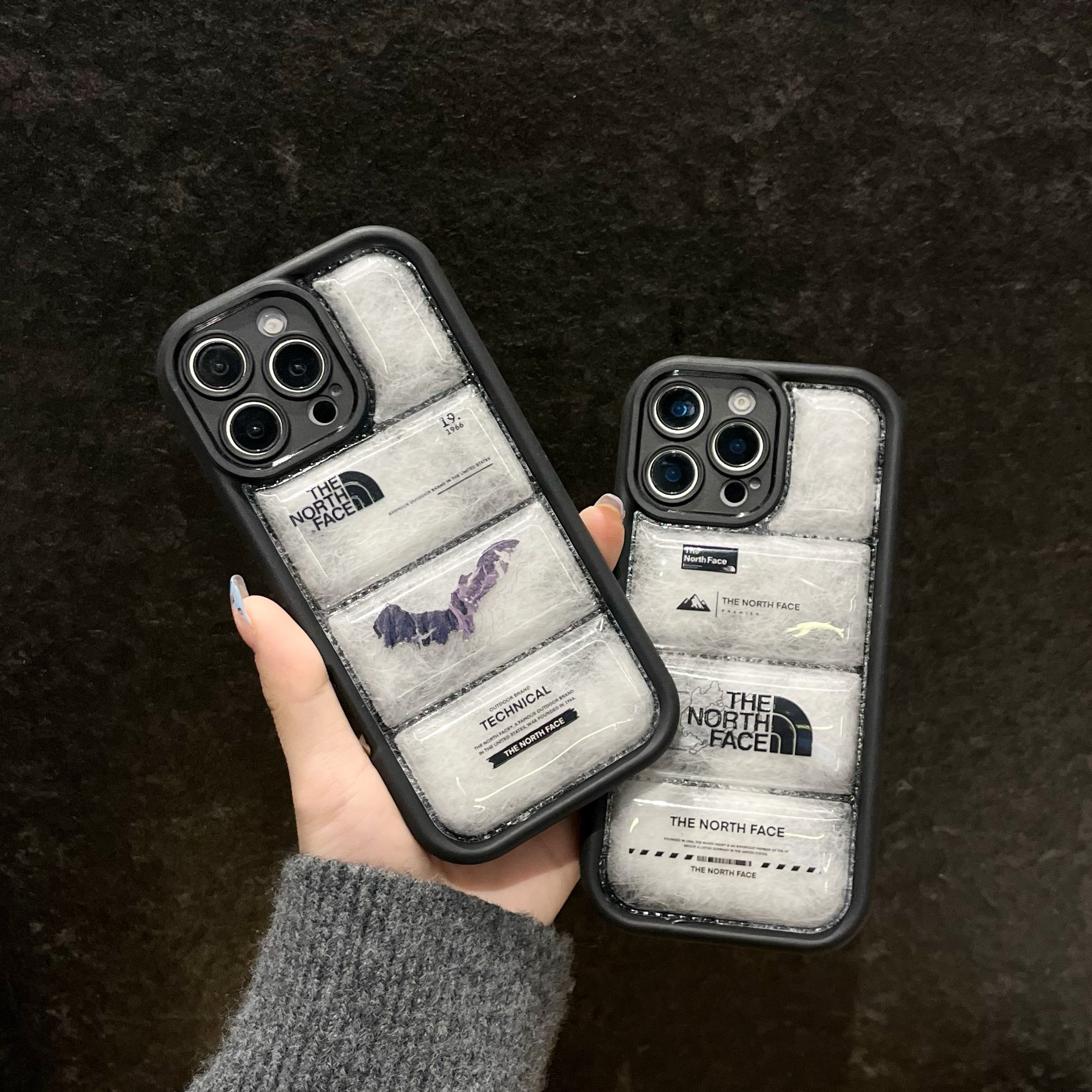 The NF iPhone Case Puffer Black-ZYR241105