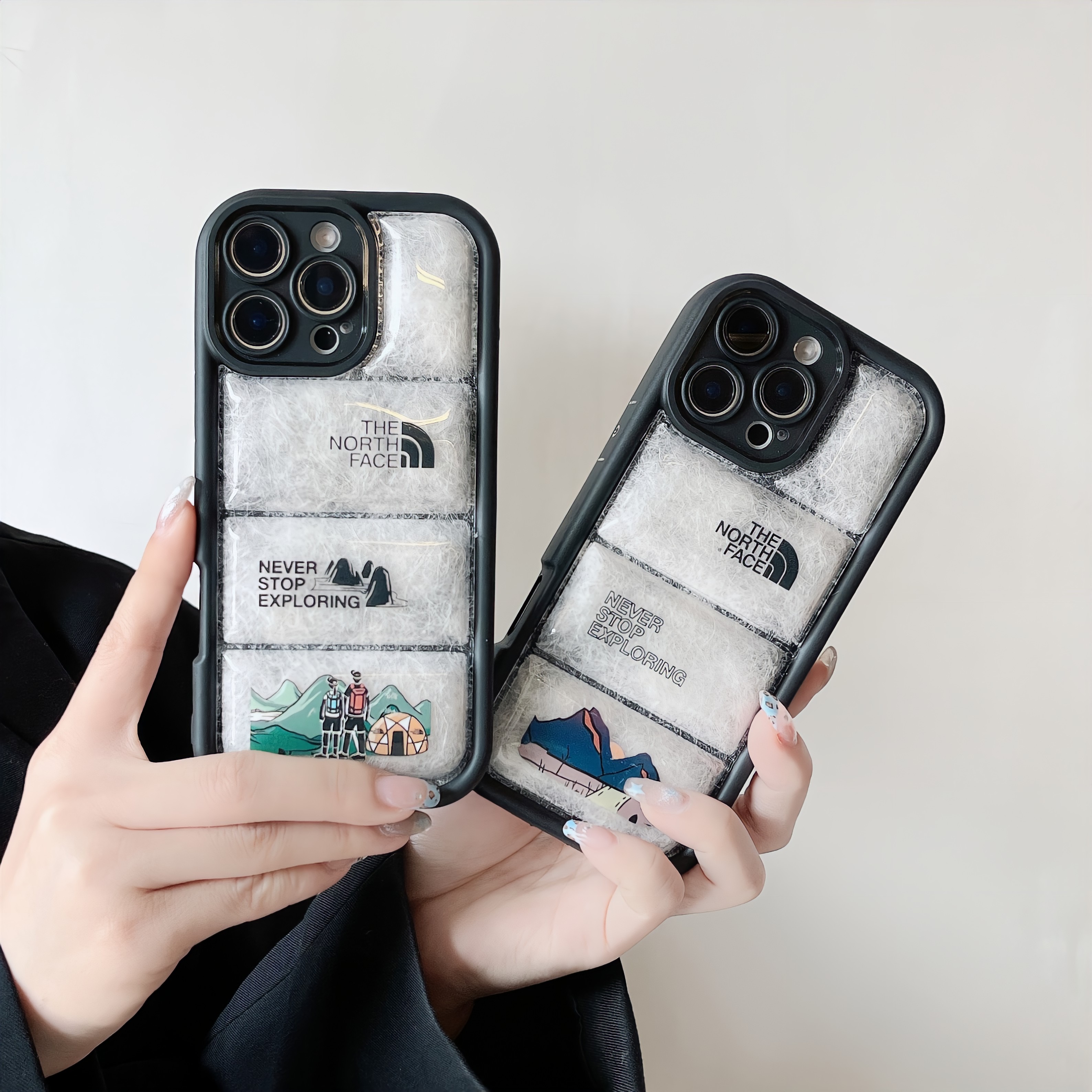 The NF iPhone Case Puffer Black-ZYR241101