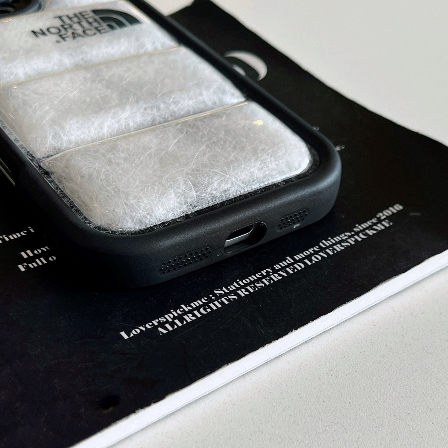 The NF iPhone Case Puffer Black-ZYR241103