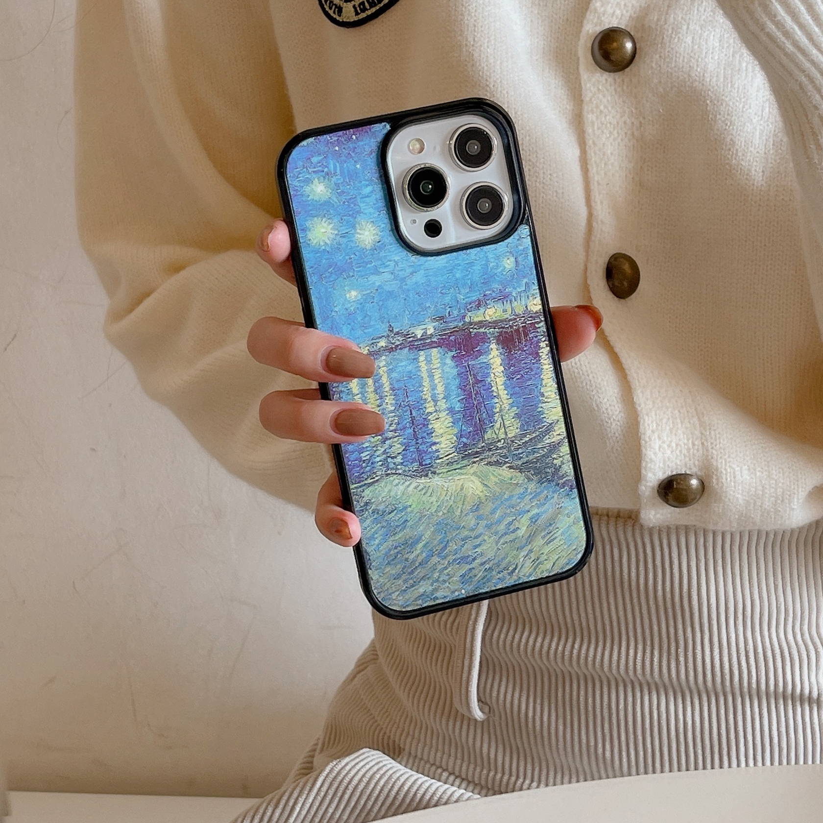 3D Magnet Change Oil Painting Phone Case For iPhone（Compatible with Magsafe)-FGH241207