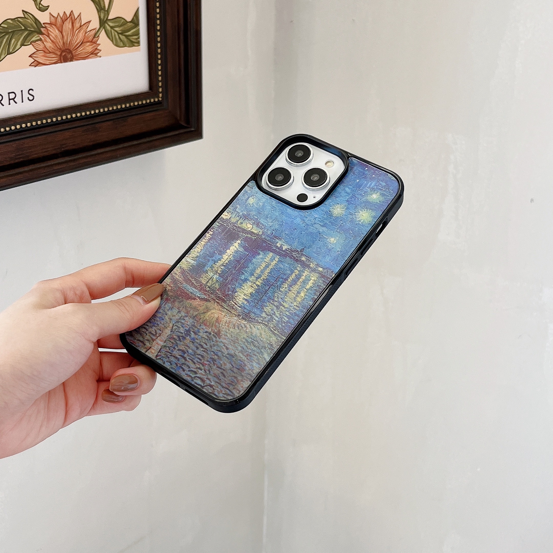 3D Magnet Change Oil Painting Phone Case For iPhone（Compatible with Magsafe)-FGH241207