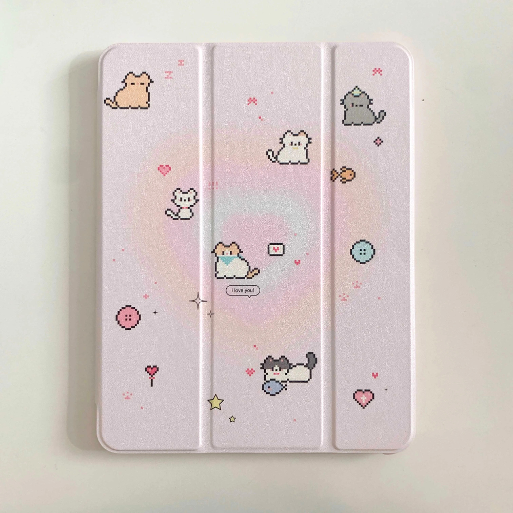 Pixel Cats iPad Case