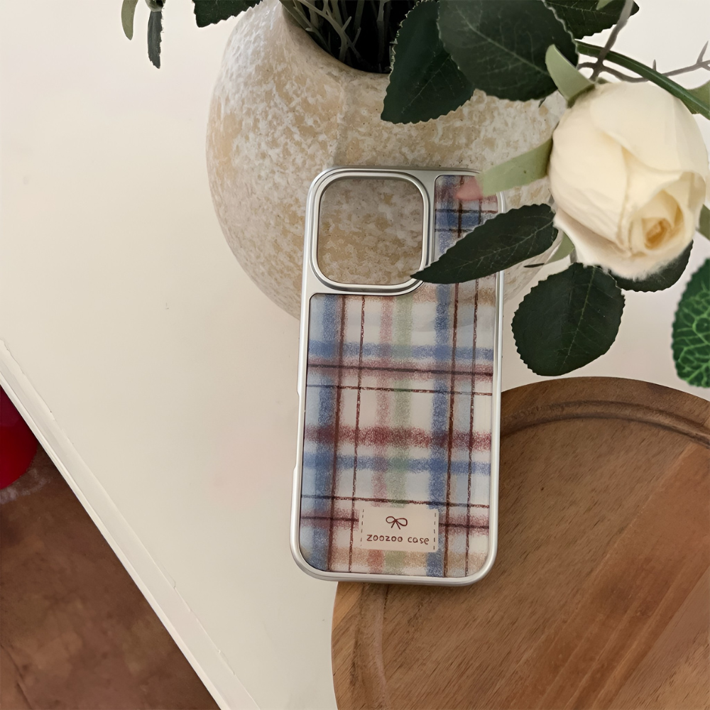 Vintage Plaid iPhone Case
