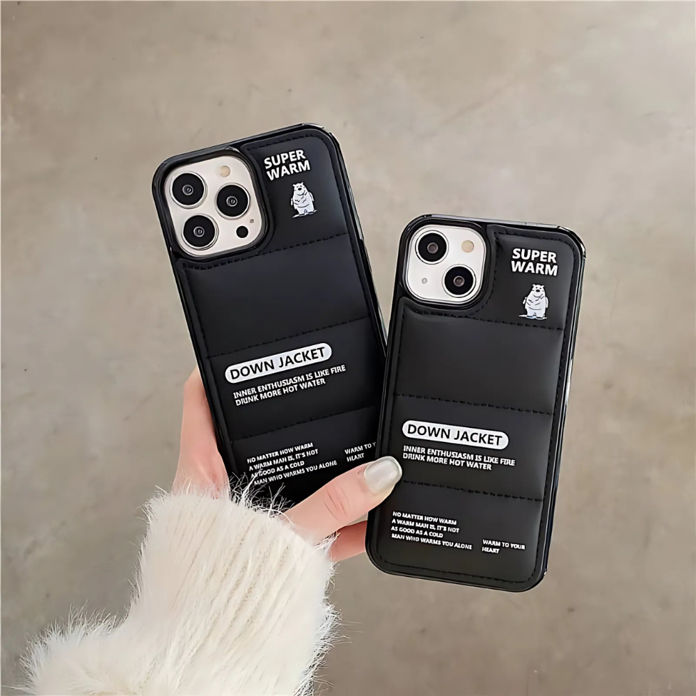 Polar Bear Puffer iPhone Case