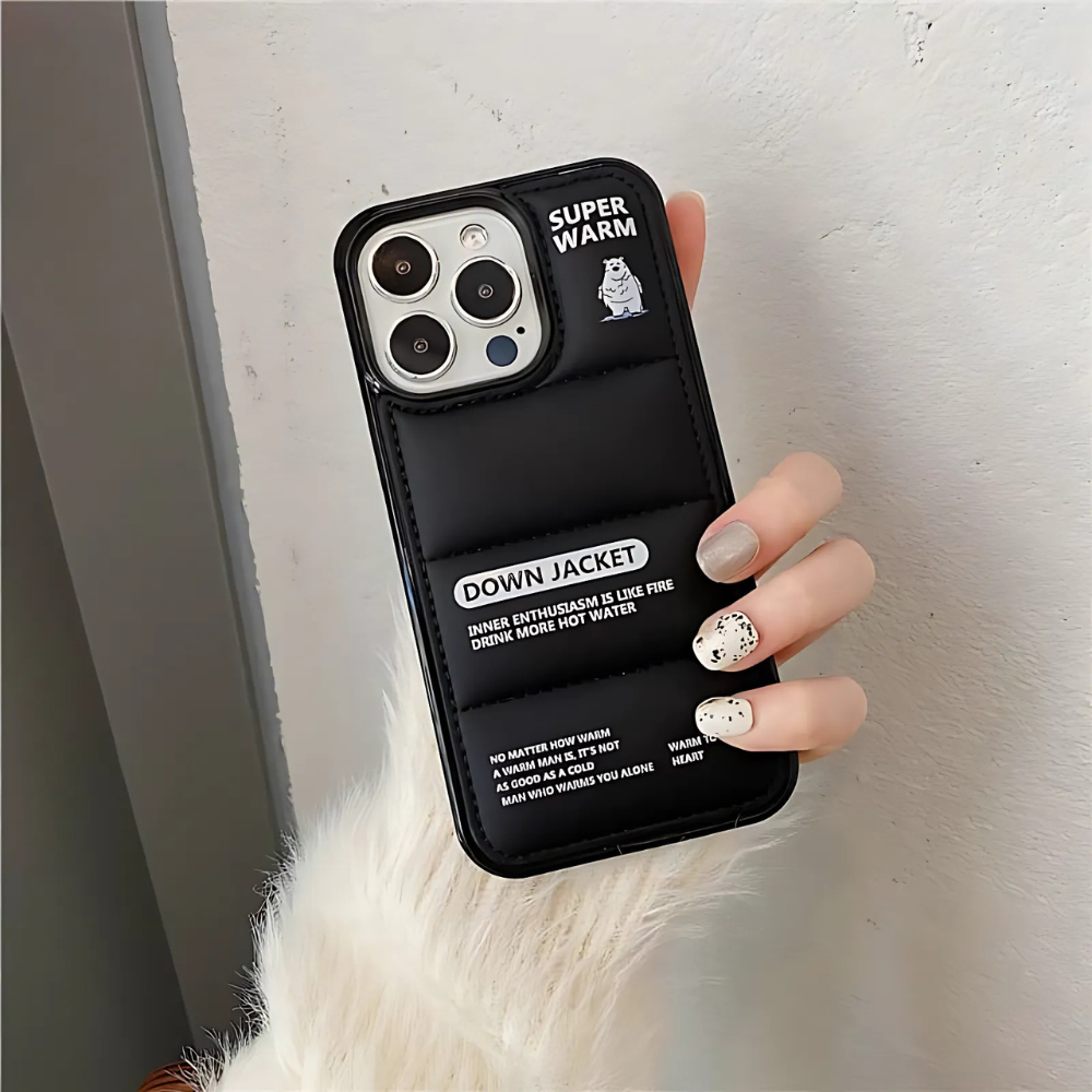 Polar Bear Puffer iPhone Case