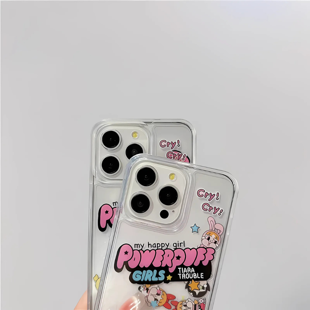 Powerpuff Girls Glitter iPhone Case