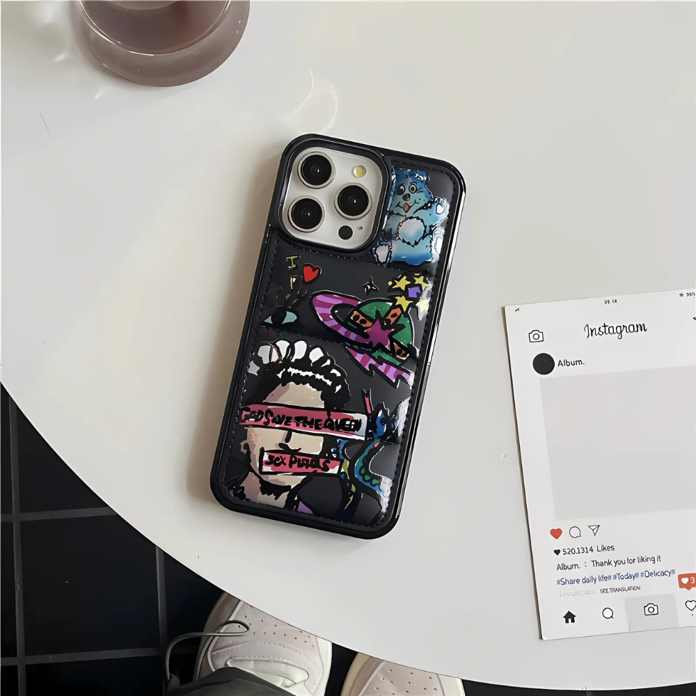 Punk Puffer iPhone Case