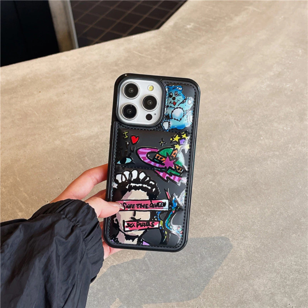 Punk Puffer iPhone Case