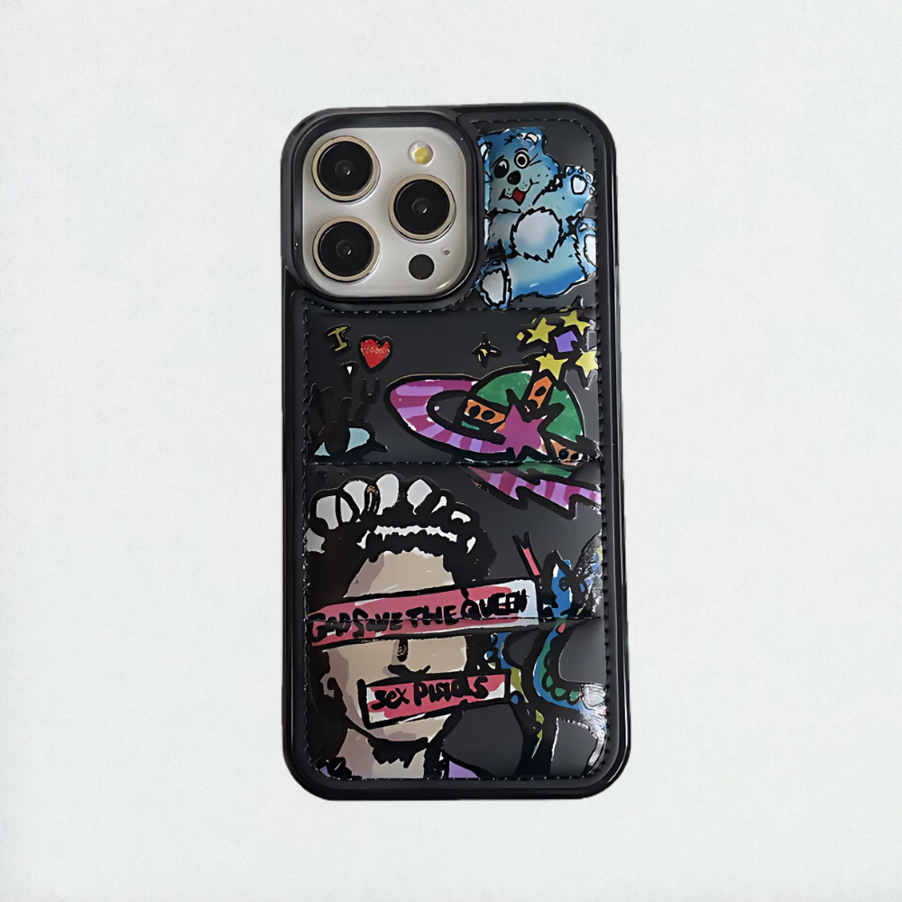 Punk Puffer iPhone Case