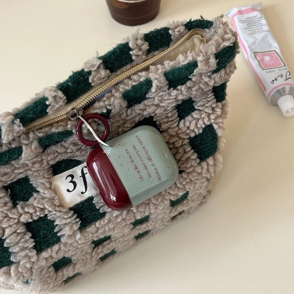 Sage Green Quote AirPods Case