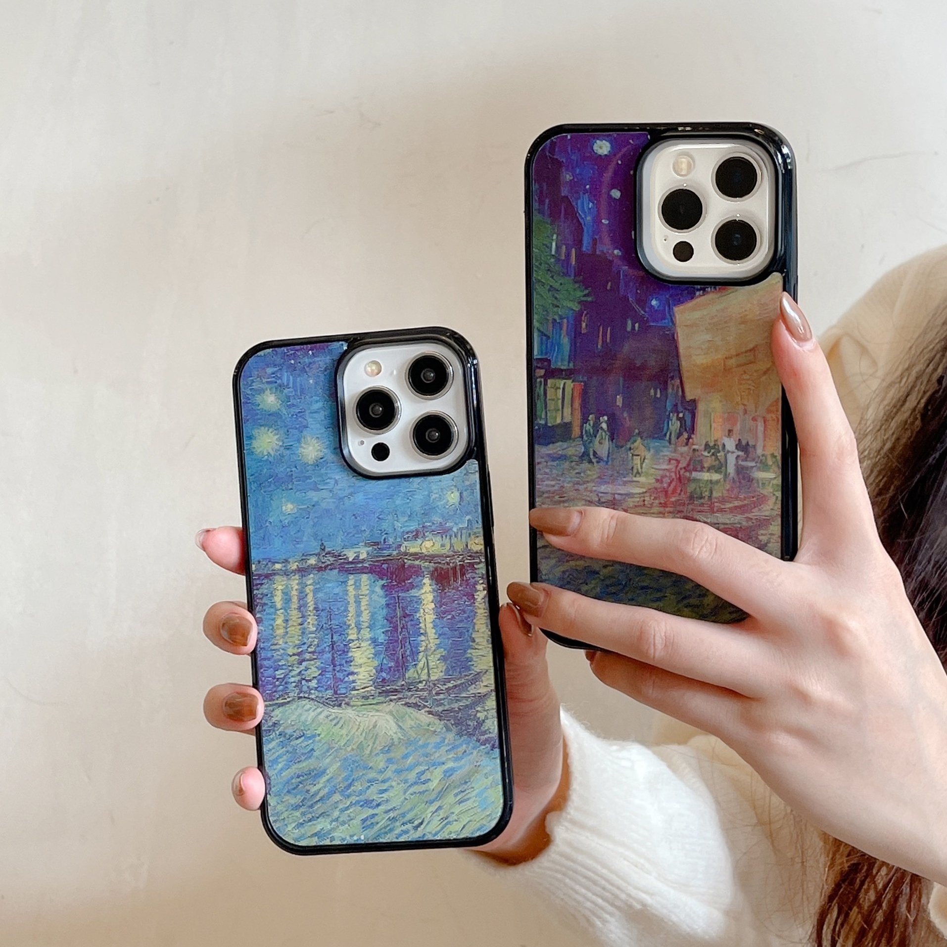 3D Magnet Change Oil Painting Phone Case For iPhone（Compatible with Magsafe)-FGH241207