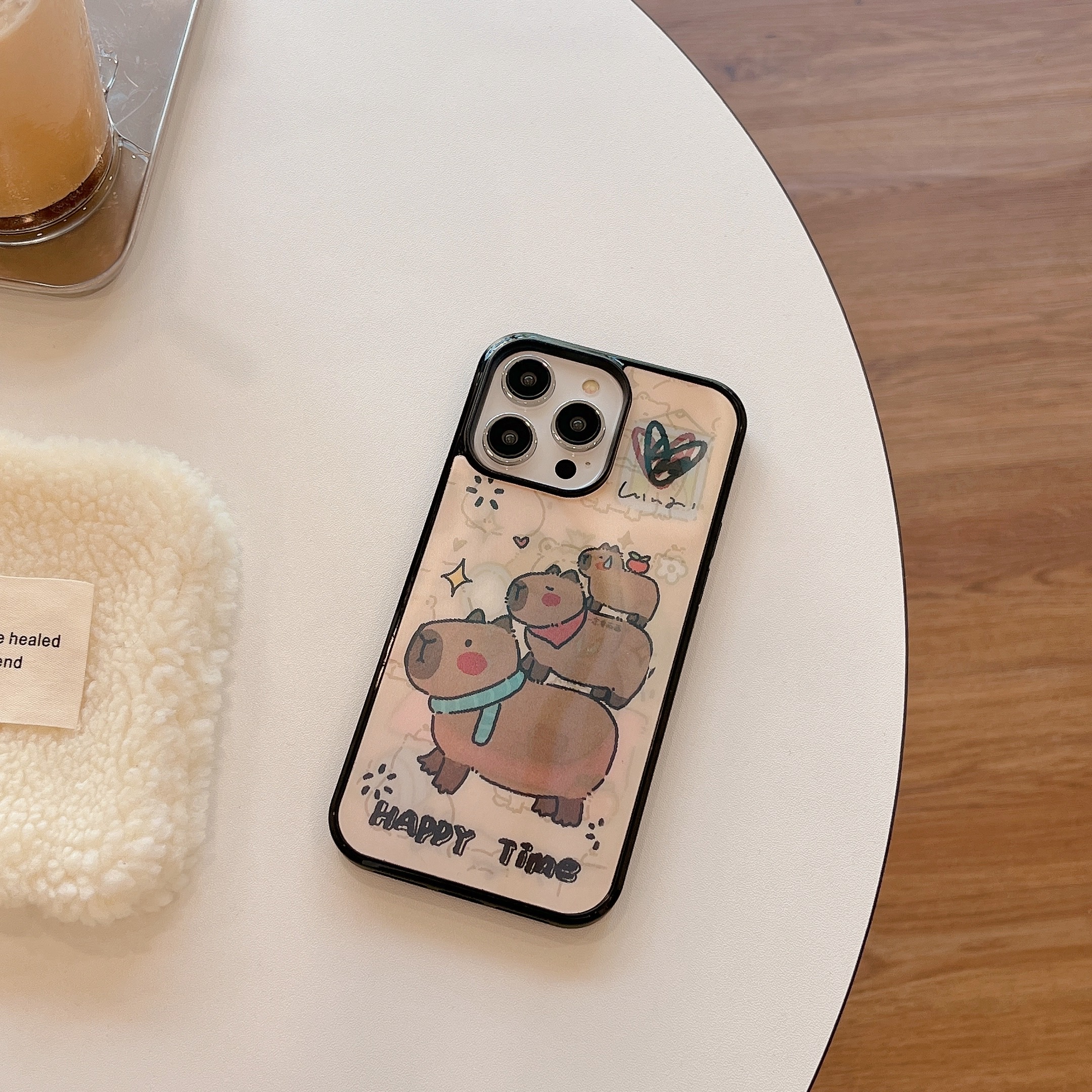 3D Magnet Change Lovely Capybara Phone Case For iPhone（Compatible with Magsafe）-STS241833