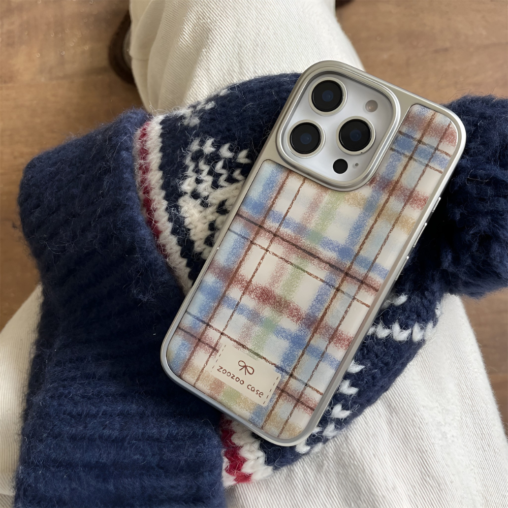 Vintage Plaid iPhone Case