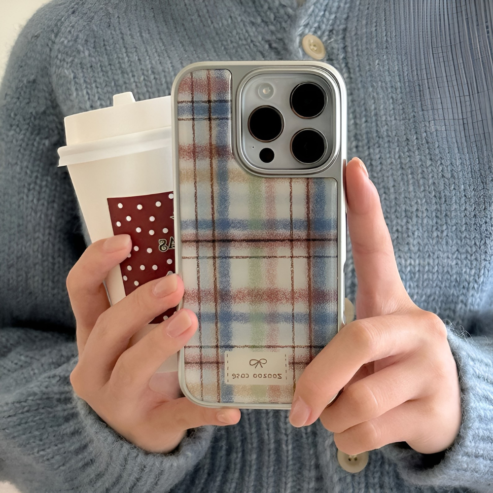 Vintage Plaid iPhone Case