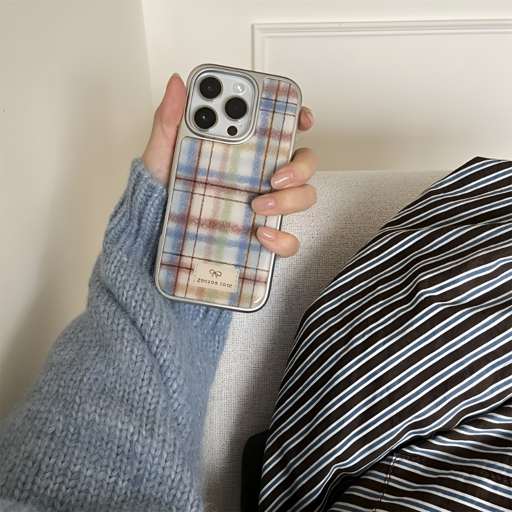 Vintage Plaid iPhone Case