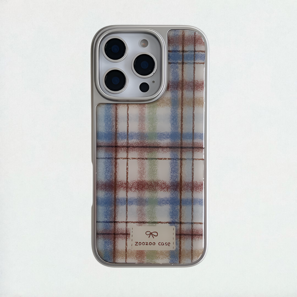 Vintage Plaid iPhone Case