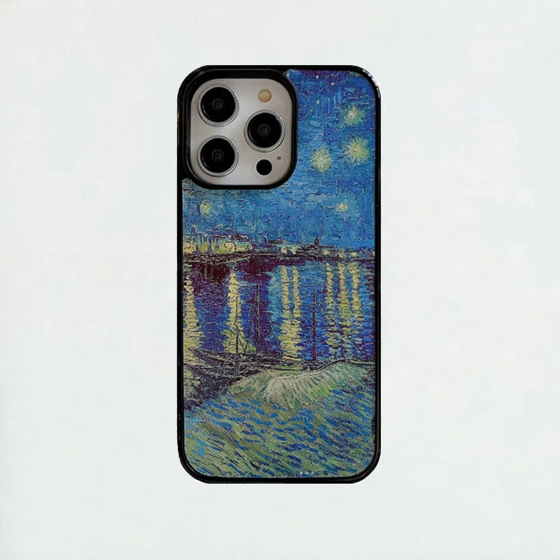 3D Magnet Change Oil Painting Phone Case For iPhone（Compatible with Magsafe)-FGH241207