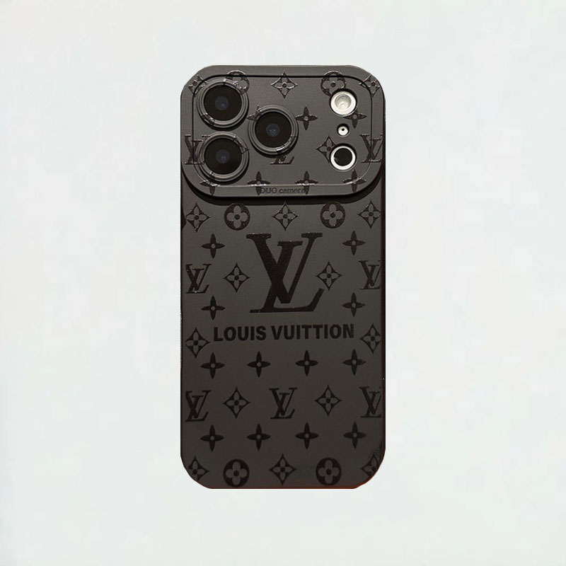 Classic Monogram iPhone Case Black For iPhone 17/16/15/14/13-VEMO088