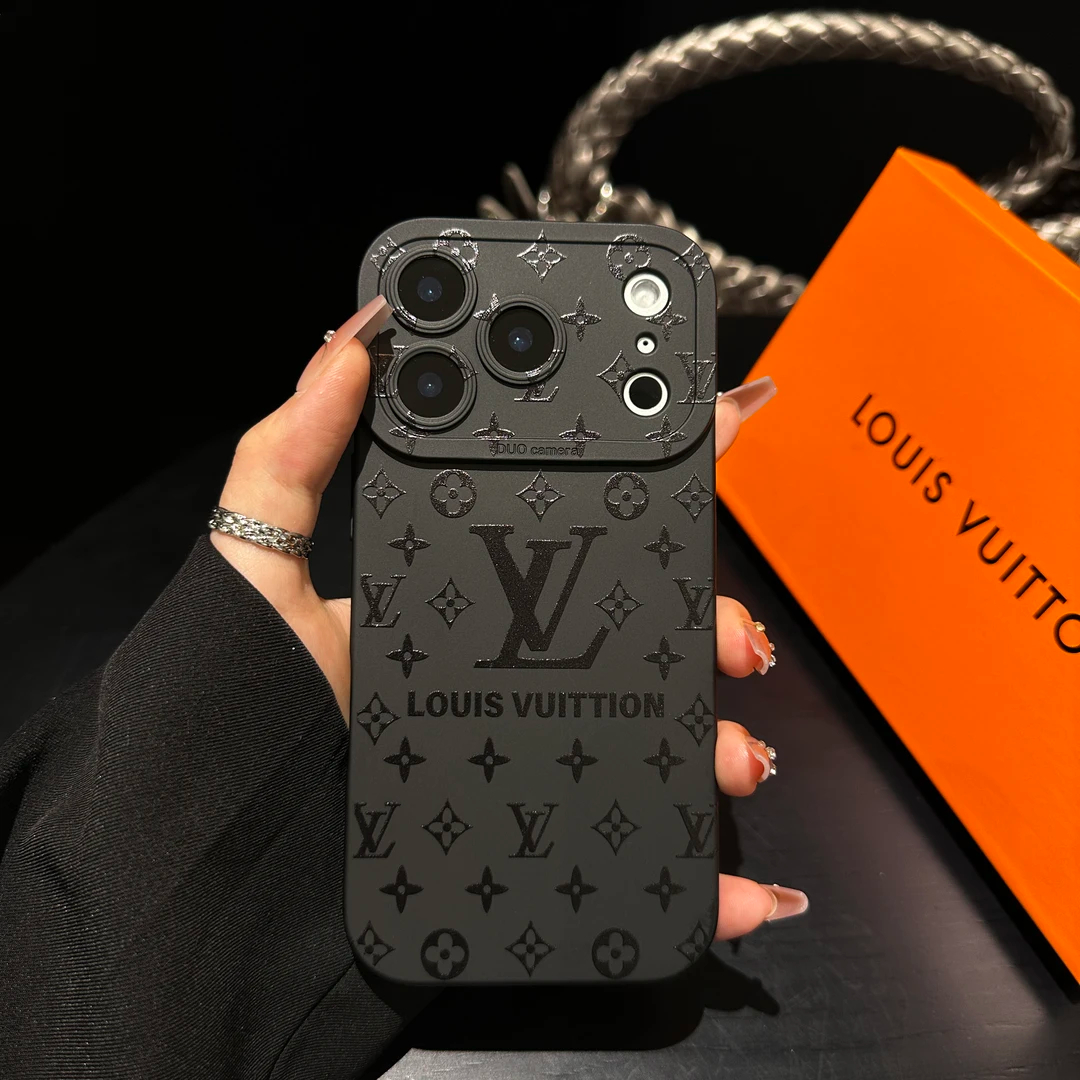 Classic Monogram iPhone Case Black For iPhone 17/16/15/14/13-VEMO088