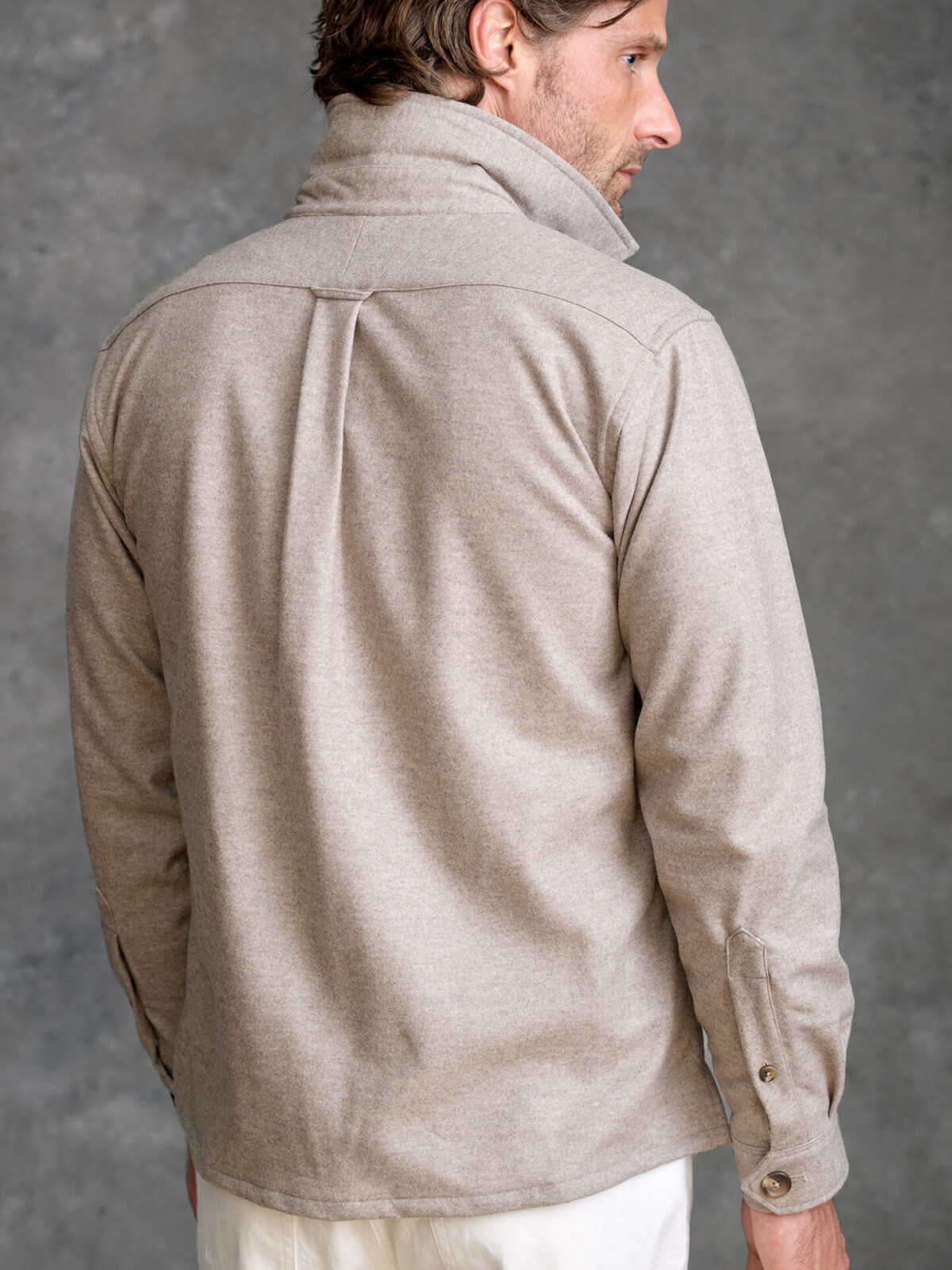 Blue Flannel Safari Jacket