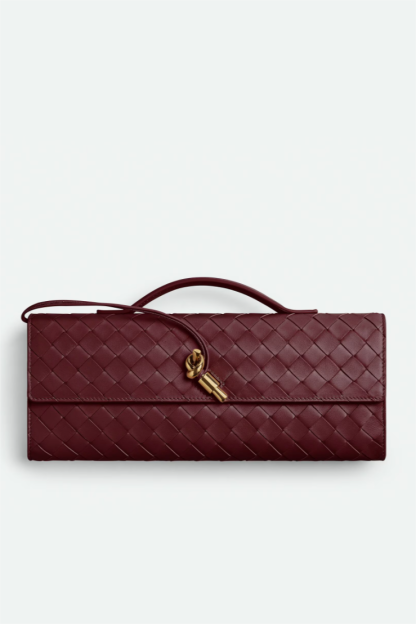 Solid Faux Leather Tote Clutches Bag