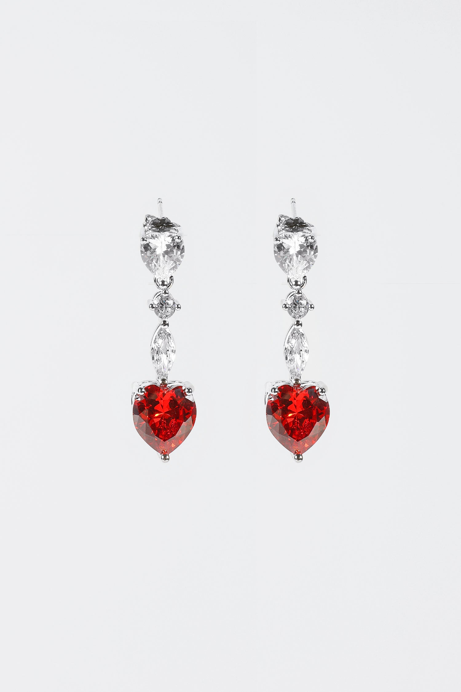 Rhinestone Decor Drop Earrings