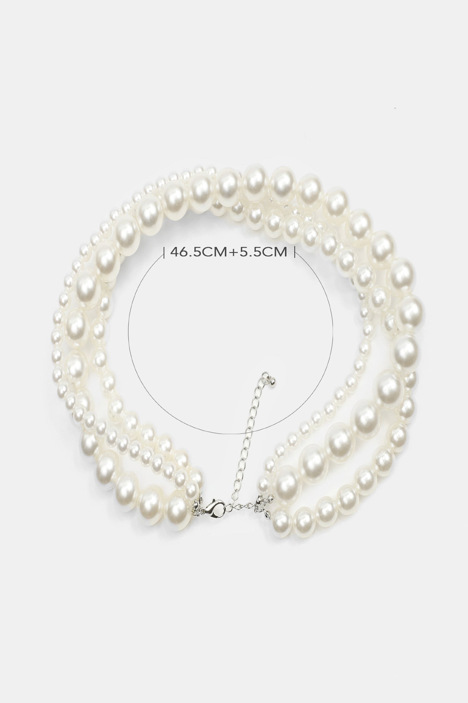 Faux Pearl Wrap Choker