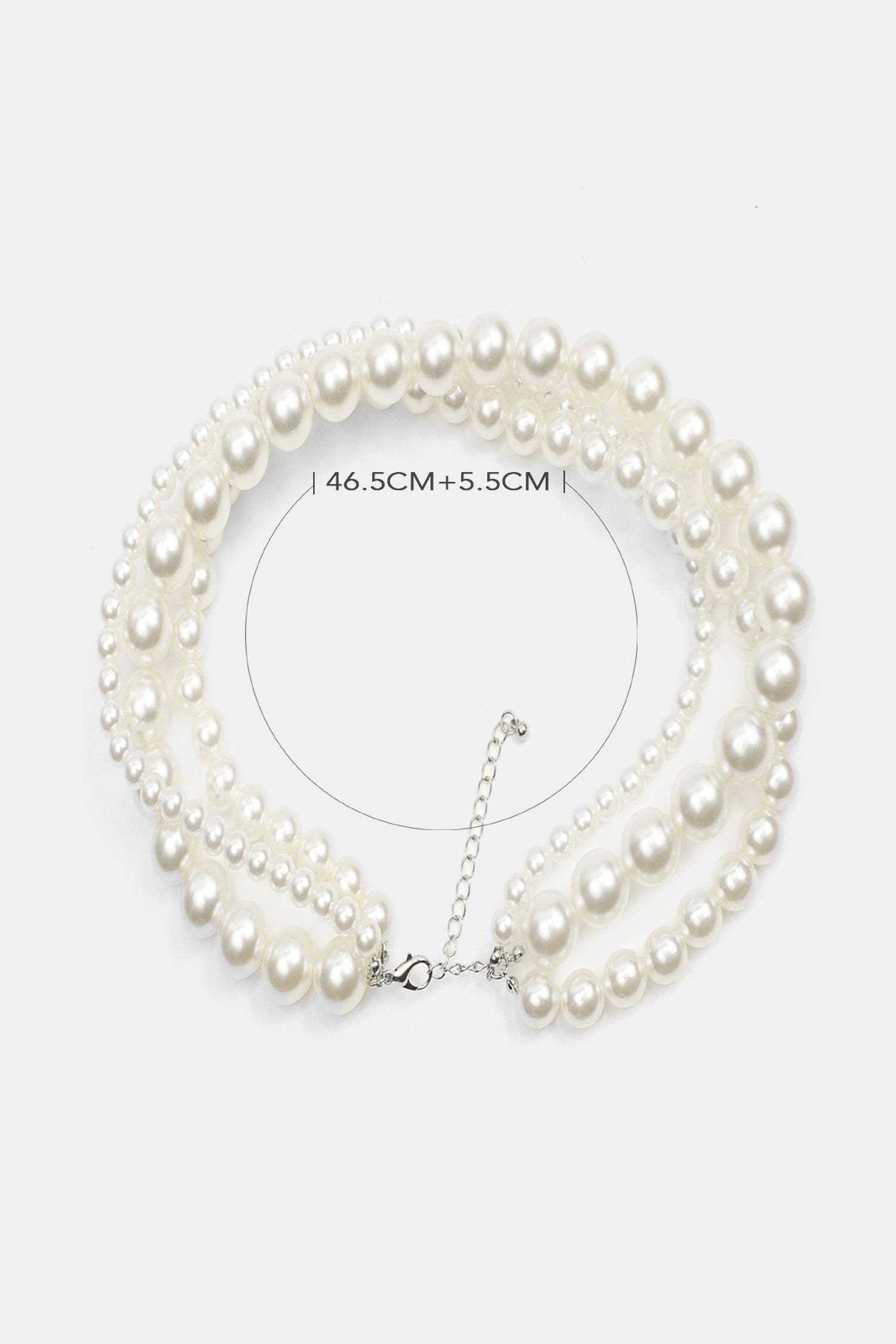 Faux Pearl Wrap Choker