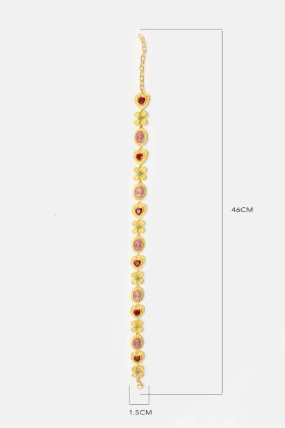 Gemstone Heart Pendant Necklace