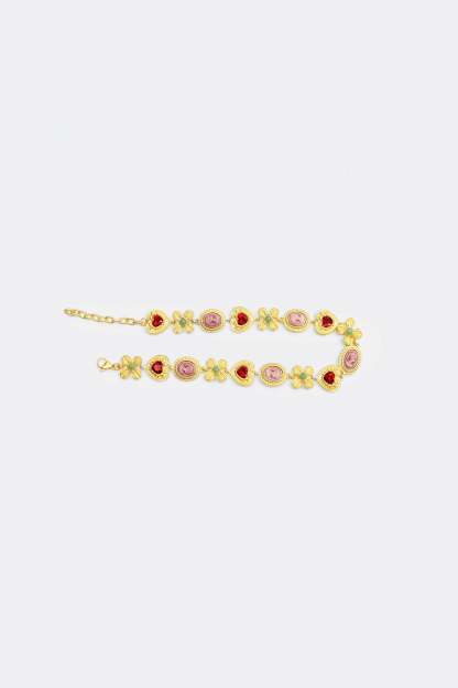 Gemstone Heart Pendant Necklace
