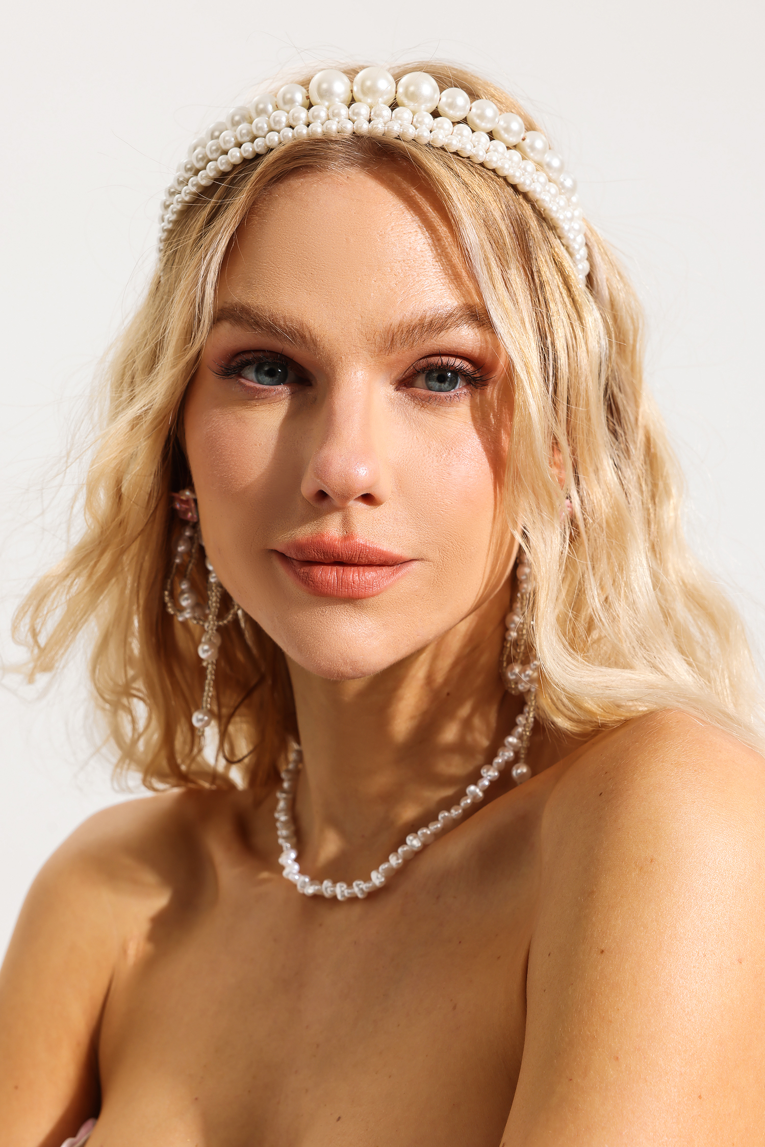 Multi Layered Pearl Headband