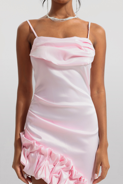 Solid Sleeveless Agaric Laces Midi Dress