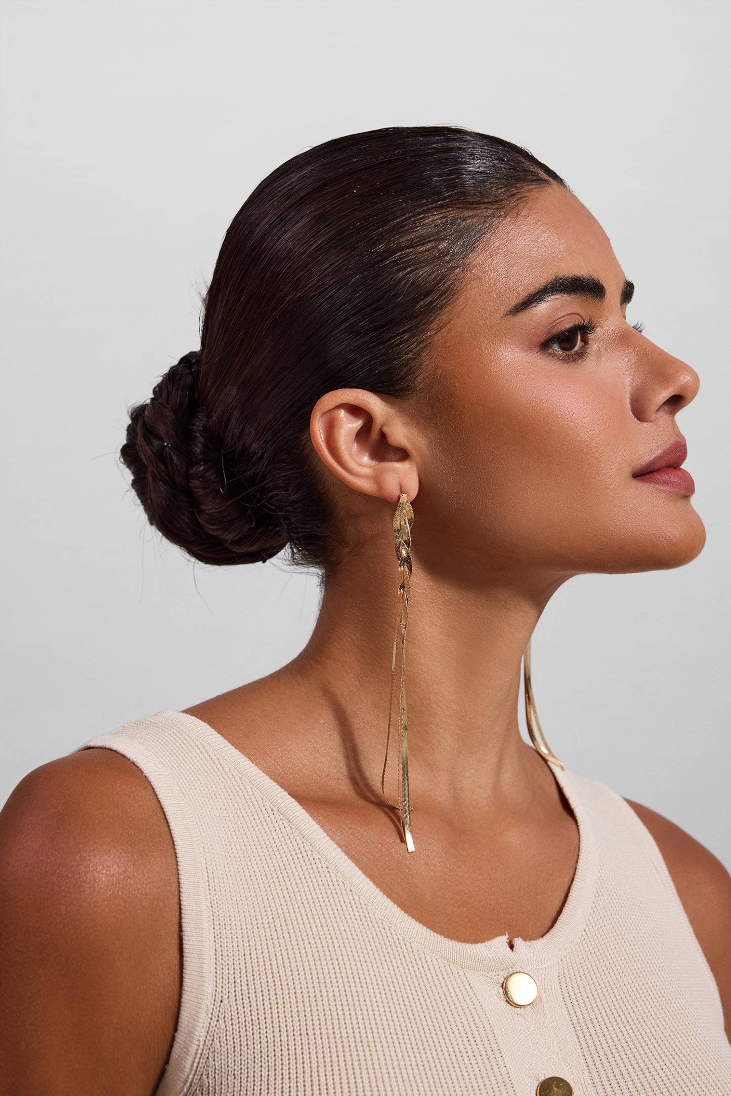 Metal Tassel Earrings