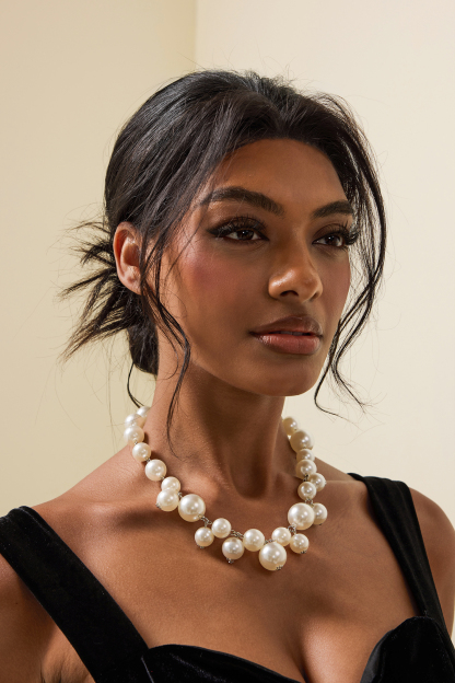 Faux Pearl Necklace