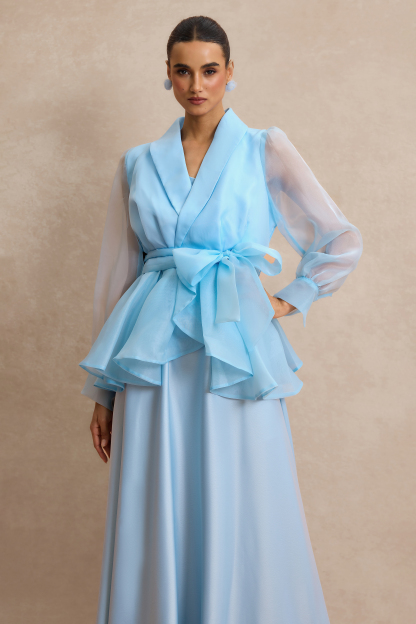 V Neck Top & Midi Dress Set