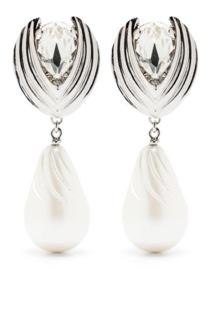 Faux Diamond Teardrop Drop Earrings