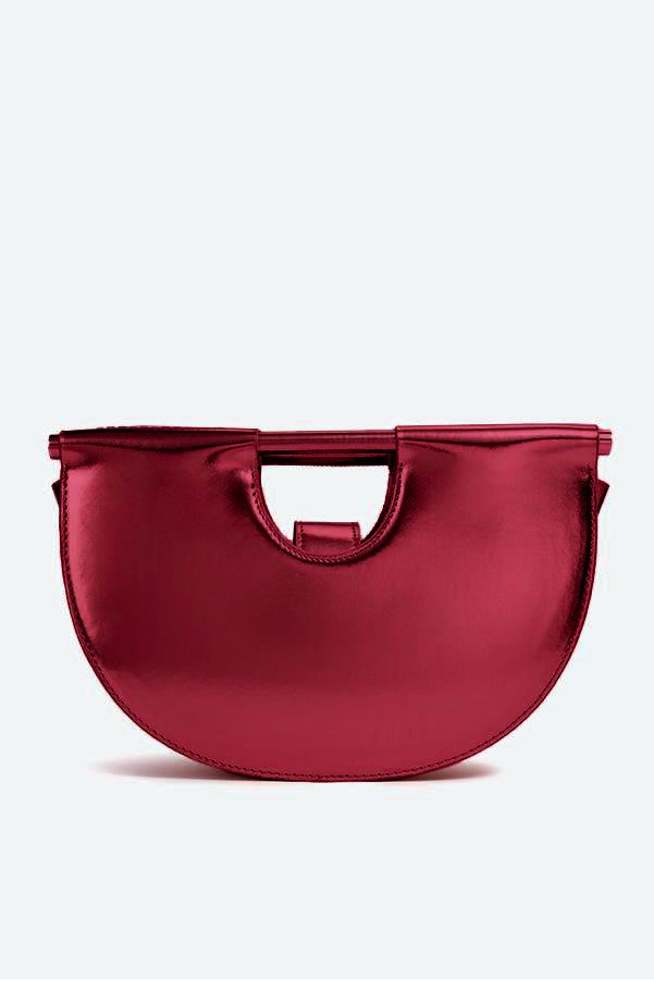 PU Semi-Circular Woven Bag