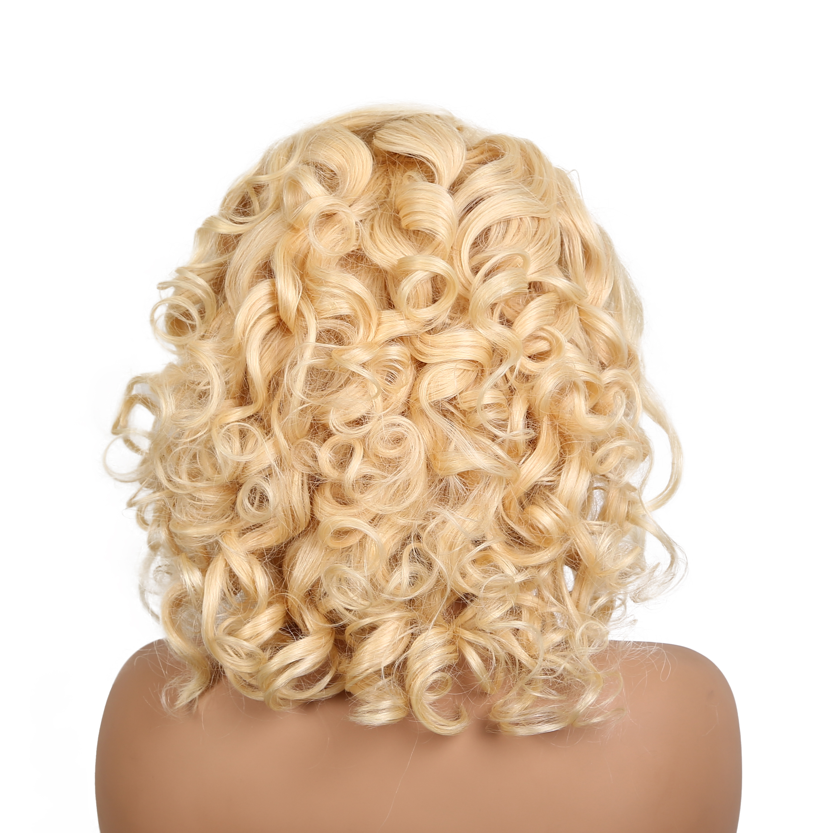 Lyric Selection Blonde Curly Bob 10Inch 13x4 Lace Front Wig