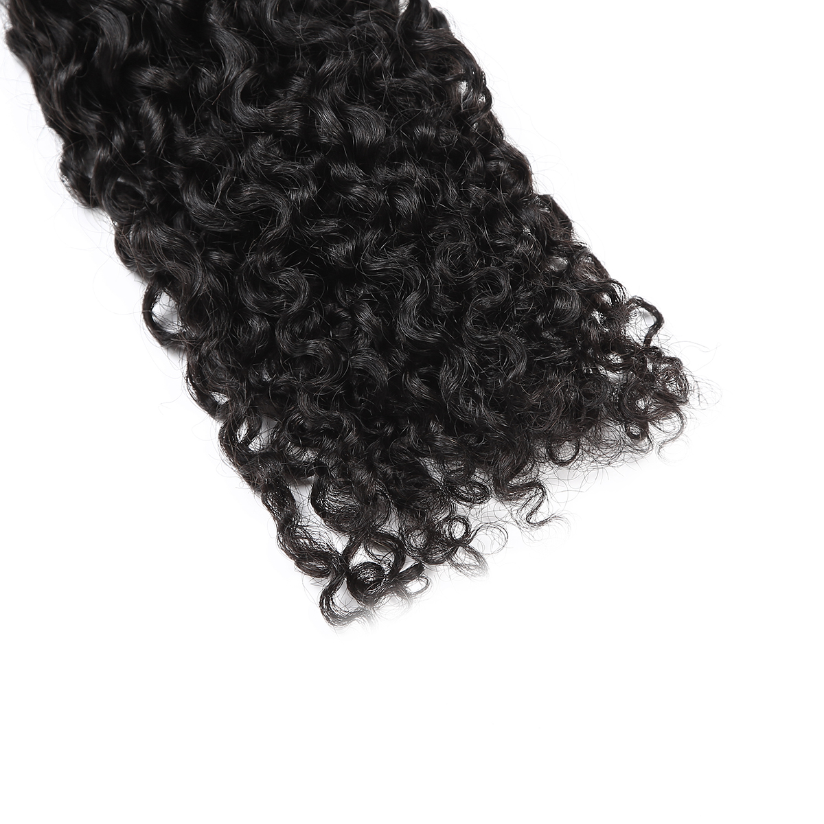 Lyric Selection 100% Human Hair Bundles Natural Color  Virgin Hair Burmese Curly Texture